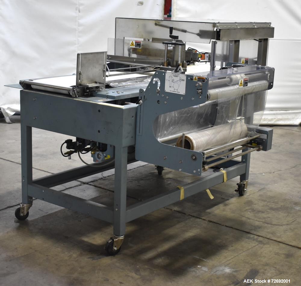 Used- Shanklin Automatic L-Bar Sealer, Model A26A. Capable of speeds up to 35 packages per minute. Has a maximum 24" web wid...