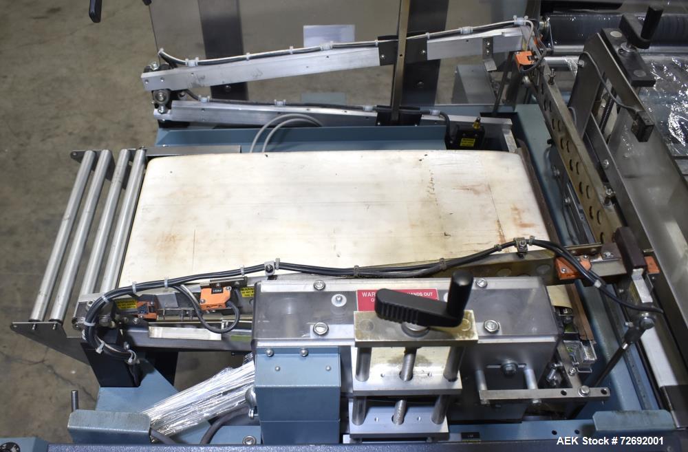 Used- Shanklin Automatic L-Bar Sealer, Model A26A. Capable of speeds up to 35 packages per minute. Has a maximum 24" web wid...