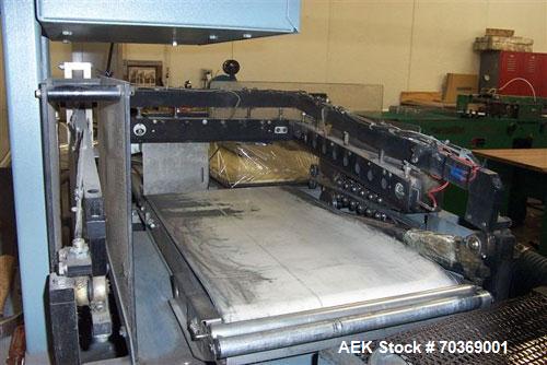 Used Used: Shanklin A26 Automatic L Bar Sealer capable of speeds up to 30ppm. Package size range: 15"W x 21"L x 5-1/2"H. Includes Shanklin T6XL Shrink Tunnel. (Scrap removal not included