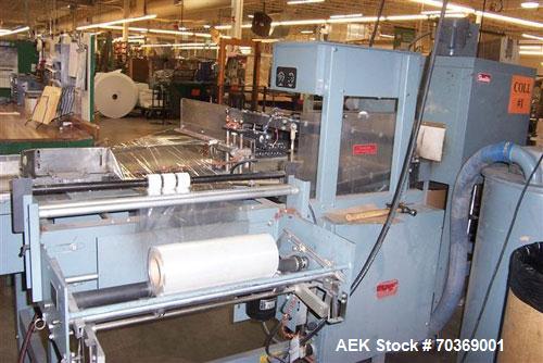 Used Used: Shanklin A26 Automatic L Bar Sealer capable of speeds up to 30ppm. Package size range: 15"W x 21"L x 5-1/2"H. Includes Shanklin T6XL Shrink Tunnel. (Scrap removal not included