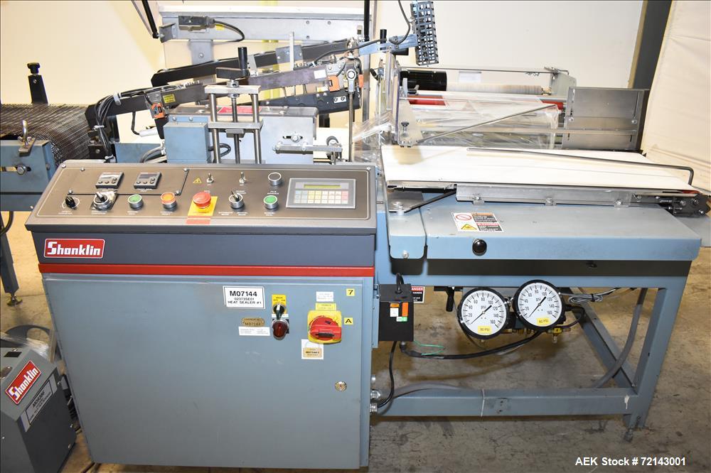 Used Shanklin Model A26A Automatic L-Bar Sealer.