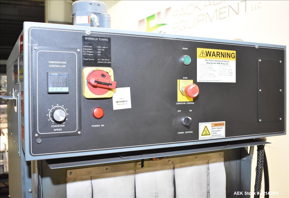 Used Shanklin Model A26A Automatic L-Bar Sealer.