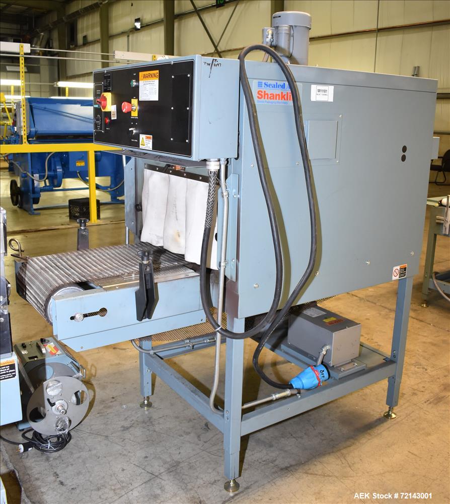 Used Shanklin Model A26A Automatic L-Bar Sealer.