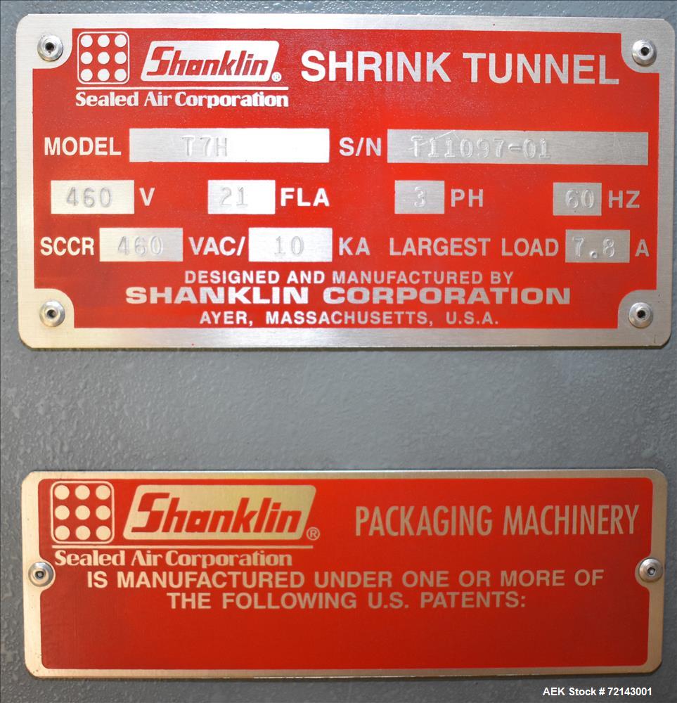 Used Shanklin Model A26A Automatic L-Bar Sealer.