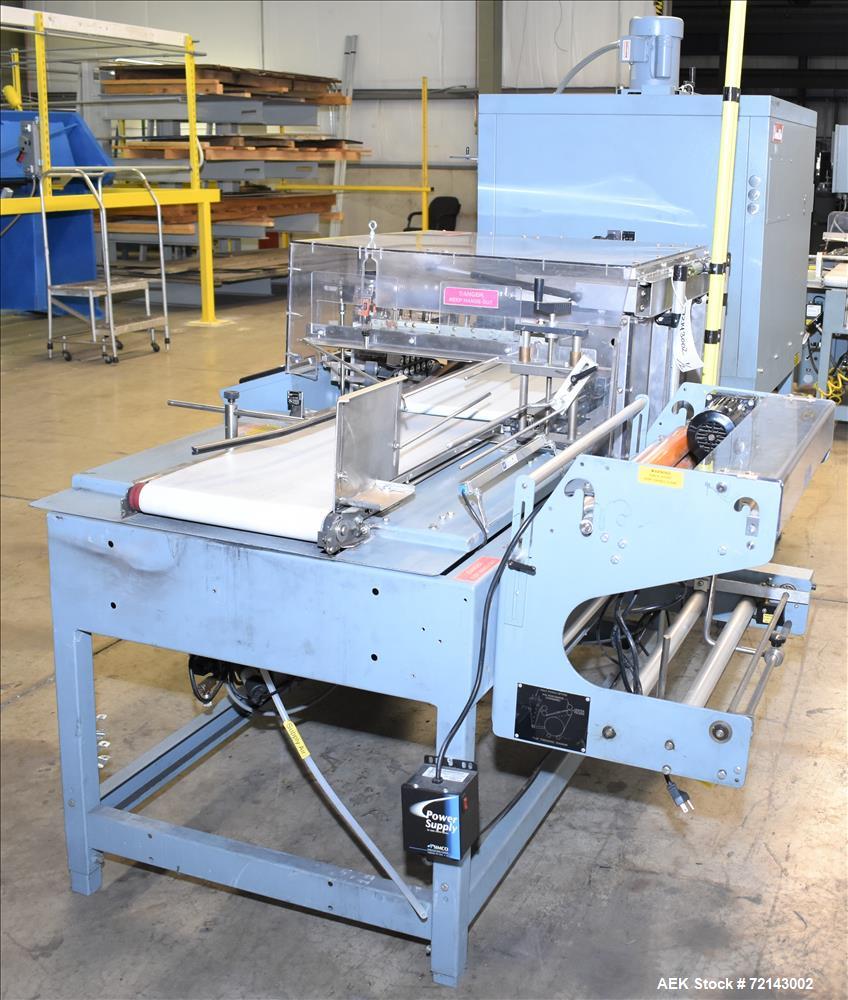 Used Shanklin Automatic L-Bar Sealer, Model A26A w/Shanklin T7XL shrink tunnel