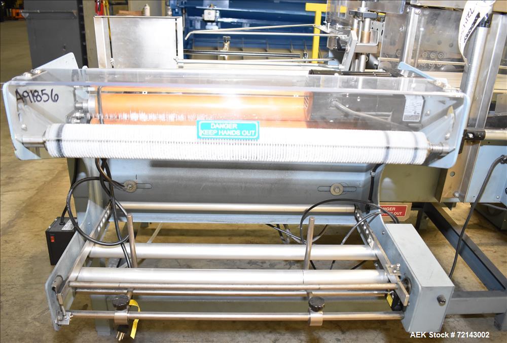 Used Shanklin Automatic L-Bar Sealer, Model A26A w/Shanklin T7XL shrink tunnel