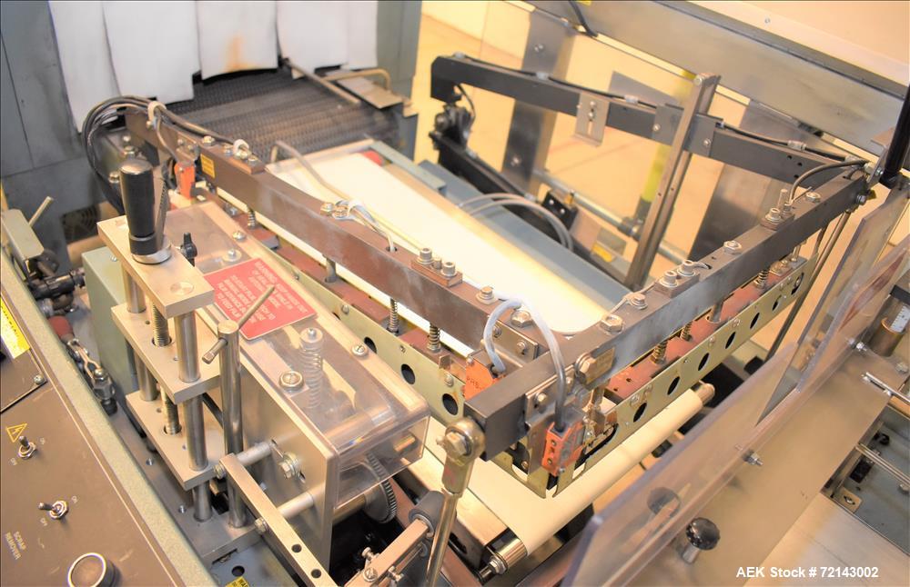 Used Shanklin Automatic L-Bar Sealer, Model A26A w/Shanklin T7XL shrink tunnel