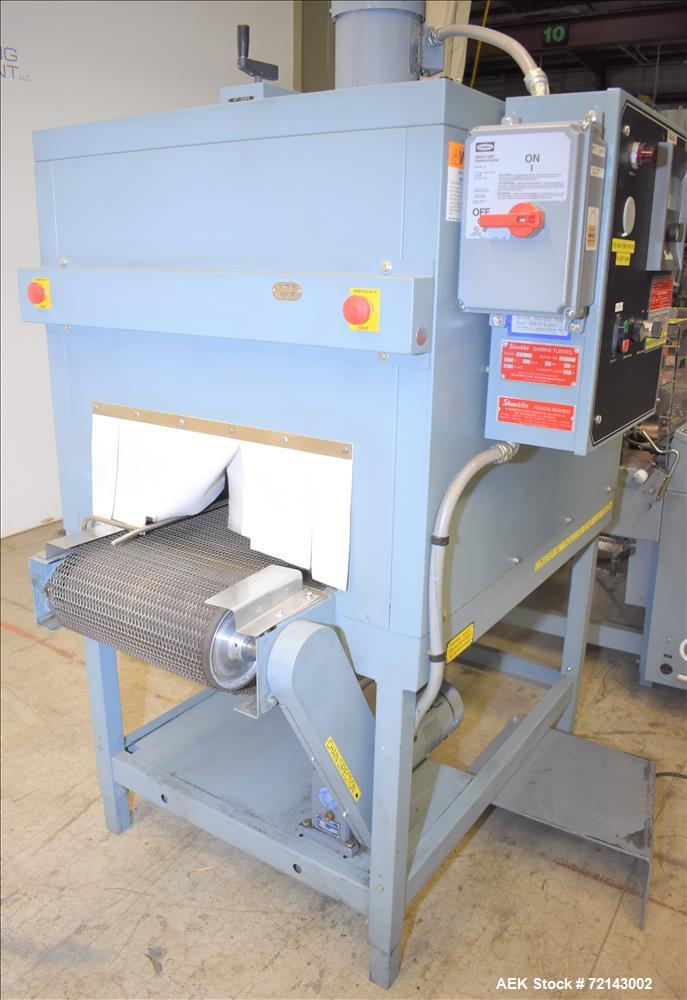 Used Shanklin Automatic L-Bar Sealer, Model A26A w/Shanklin T7XL shrink tunnel