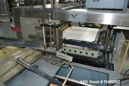 Unused- Shanklin Automatic L Bar Sealer, Model A27A. Capable of speeds up to 35 packages per minute. Has package size range: length 4" to 33", width up to 21", height up to 8". Maximum film size of 3...