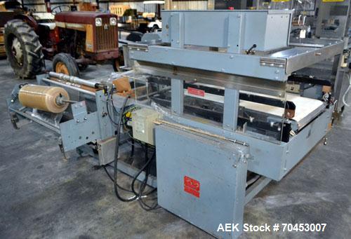 Unused- Shanklin Automatic L Bar Sealer, Model A27A. Capable of speeds up to 35 packages per minute. Has package size range: length 4" to 33", width up to 21", height up to 8". Maximum film size of 3...