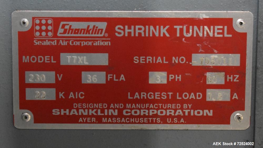 Shanklin A27A Automatic L Bar Sealer with Tunnel