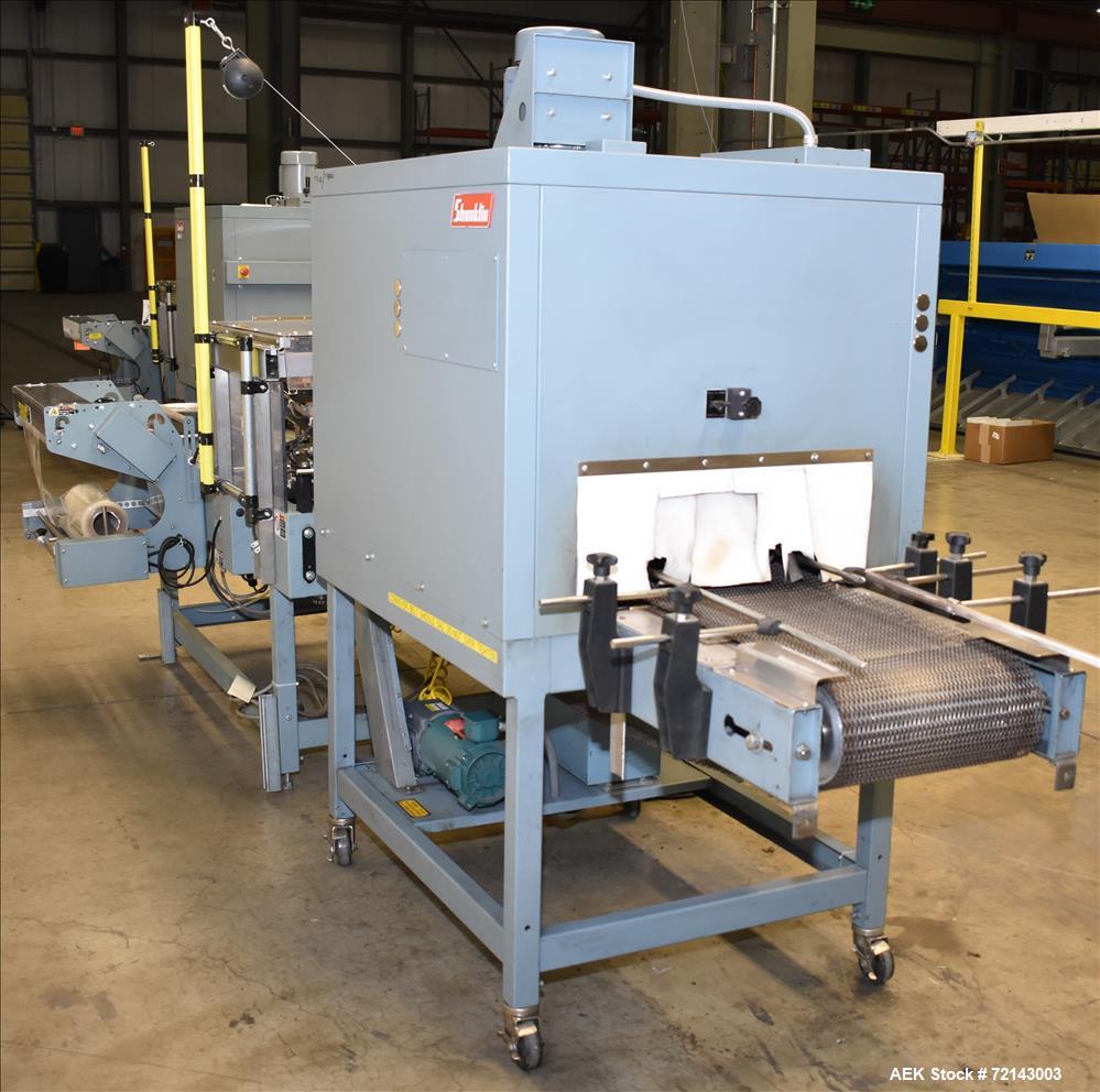 Used Shanklin Model A26 Automatic Shrink Wrapper with T7XL Shrink Tunnel