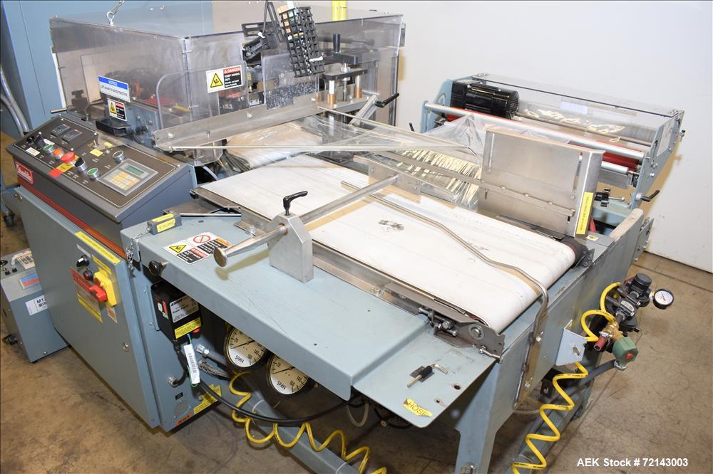 Used- Shanklin Model A26 Automatic Shrink Wrapper with T7XL Shrink Tunnel