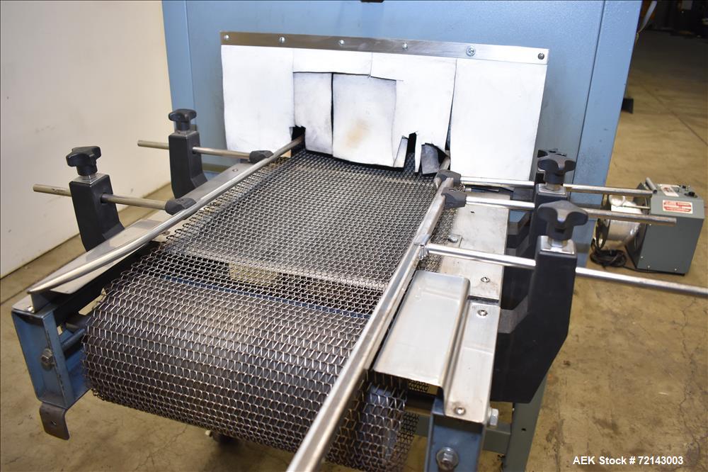 Used Shanklin Model A26 Automatic Shrink Wrapper with T7XL Shrink Tunnel