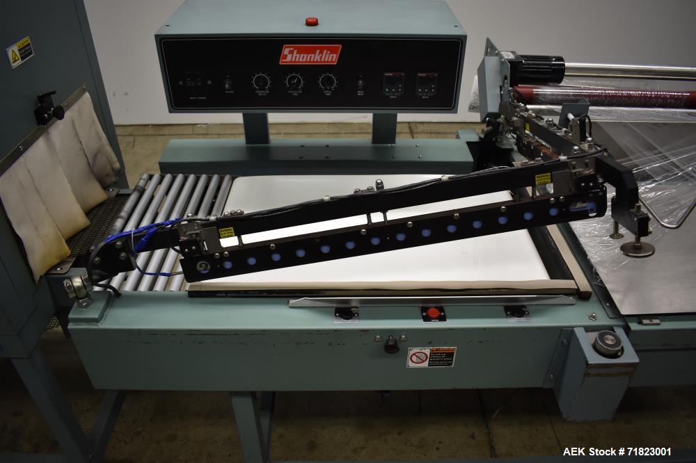 Used Shanklin Shrink Packager Model S24B with T6 Tunnel.
