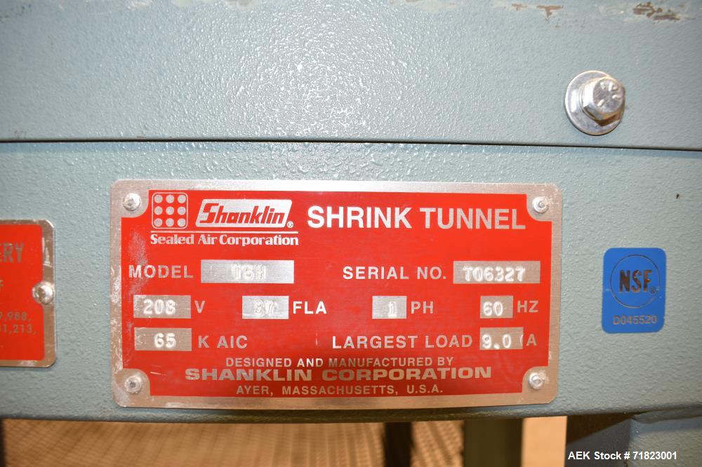 Used Shanklin Shrink Packager Model S24B with T6 Tunnel.