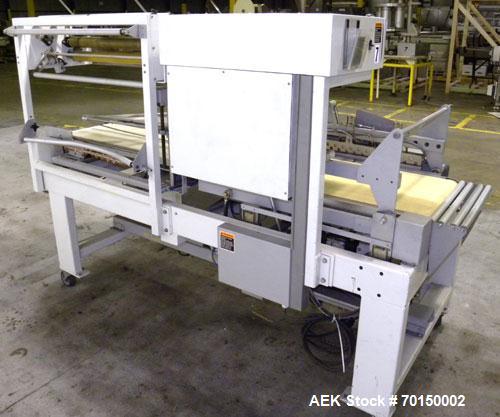 Used Texwrap Automatic L Bar Sealer, Model 3022-NFS-CC-VS4. Capable of speeds up to 45 packages per minute. Has a package size range: (width) 2-3/4" to 20",( length) 4" to 29" (Height) up to 9". Has ...