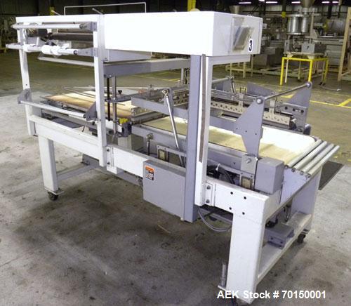 Used- Texwrap Automatic L Bar Sealer, Model 3022. Capable of speeds up to 45 packages per minute. Has a package size range: ...