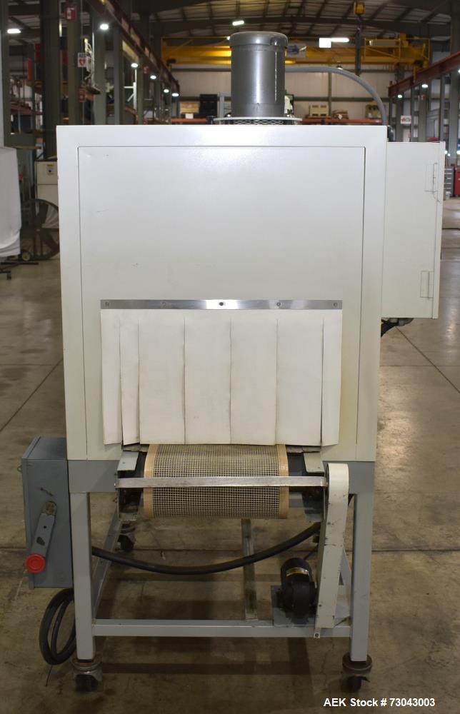 Used- TPA Model 1000 Automatic L-Bar Shrink Wrapper with Texwrap Model T1322 Shrink Tunnel. Wrapper has approximate 19"W x 2...