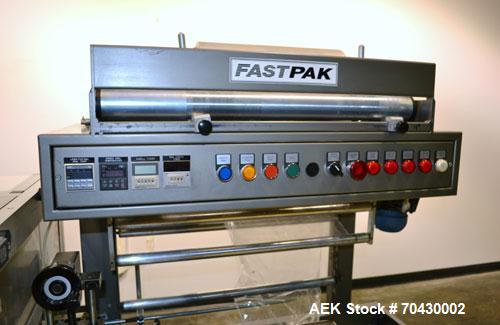Used Weldotron FastPak 1022 Automatic L-Bar Sealer. Capable of speeds up to 25 packages per minute. Has a package size range:  minimum 4" long x 3" wide x 1/4" high up to 24" long x 20" wide x 6" hig...