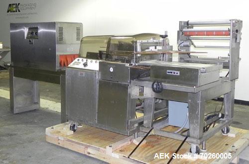 Used Weldotron 5962 Stainless Steel Automatic L-bar Sealer capable of speeds up to 25 packages per minute. Has an 18" wide x 22" long seal area with a maximum product height of approximately 6". Has ...