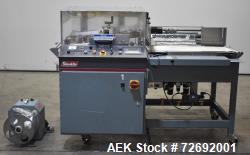 Used- Shanklin Automatic L-Bar Sealer, Model A26A. Capable of speeds up to 35 packages per minute. Has a maximum 24" web wid...