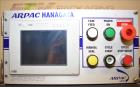 Used Arpac Hanagata Model L-26 Automatic L-Bar Sealer. Includes Arpac Vision He