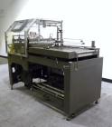 Used Clamco Automatic L-Bar Sealer, Model 6650. Can perform at speeds of up to 35 packages per minute. 6600 Series shrink wrappers feature a seal area of 18