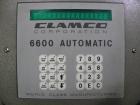 Used Clamco Automatic L-Bar Sealer, Model 6650. Can perform at speeds of up to 35 packages per minute. 6600 Series shrink wrappers feature a seal area of 18