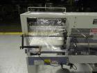 Used Conflex Model E-250 HS Automatic L Bar Sealer and Shrink Wrapper. The model E-250 HS is capable of speeds up to 35 packages per minute. Seal bar is 17