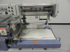 Used Conflex Model E-250 HS Automatic L Bar Sealer and Shrink Wrapper. The model E-250 HS is capable of speeds up to 35 packages per minute. Seal bar is 17