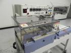 Used Conflex Model E-250 HS Automatic L Bar Sealer and Shrink Wrapper. The model E-250 HS is capable of speeds up to 35 packages per minute. Seal bar is 17