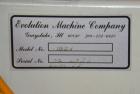 Used Evolution Machinery Automatic L-Bar Sealer and Shrink Tunnel