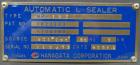 Used Hanagata Model HP-10Z Automatic L-Bar Sealer