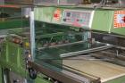 Used Kallfass Universal 8060/100 is an automatic L-Bar sealer manufactured in Germany in 1993. It will handle packages up to 800mm wide x 600mm deep x 100mm tall (31-7/16 x 23-1/2 x 3-7/8).