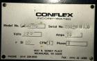 Used Conflex Automatic L Bar Sealer, Model E250 HS. Capable of speeds up to 30 packages per minute, and 100 feet per minute of film. Seal area 17’’ wide x 22’’ long, maximum seal dimensions 15-1/2