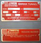 Used Shanklin Model A26A Automatic L-Bar Sealer.