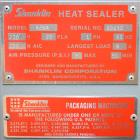 Used Shanklin Model A26A Automatic L-Bar Sealer.