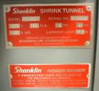 Used Shanklin Automatic L-Bar Sealer, Model A26A w/Shanklin T7XL shrink tunnel