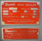Used Shanklin Automatic L-Bar Sealer, Model A26A w/Shanklin T7XL shrink tunnel