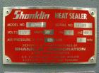 Used Shanklin Automatic L Bar Sealer, Model A27A