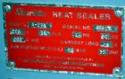 Used Shanklin A27A Automatic L bar Sealer capable of speeds up to 35 packages per minute.Has hot knife seal and a package size range:length 4