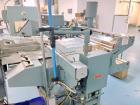 Used- Shanklin M-22 Multi-Packer L-Sealer Shrink Wrapper with T6H Tunnel. Package speeds up to 25 bundles per minute (single...