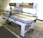 Used Texwrap Automatic L Bar Sealer, Model 3022-NFS-CC-VS4. Capable of speeds up to 45 packages per minute. Has a package size range: (width) 2-3/4