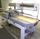 Used Texwrap Automatic L Bar Sealer, Model 3022. Capable of speeds up to 45 packages per minute. Has a package size range: width 2-3/4