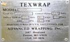Used Texwrap Automatic L Bar Sealer, Model 3022. Capable of speeds up to 45 packages per minute. Has a package size range: width 2-3/4