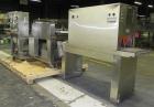 Used Weldotron 5962 Stainless Steel Automatic L-bar Sealer capable of speeds up to 25 packages per minute. Has an 18