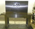 Used Weldotron 5962 Stainless Steel Automatic L-bar Sealer capable of speeds up to 25 packages per minute. Has an 18