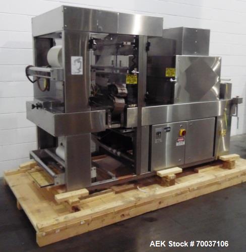 Used- API Stainless Steel Pharmaceutical Shrink Bundler, Model Duratech 2000 S-PH. Integrated heat tunnel. Capable of up to ...