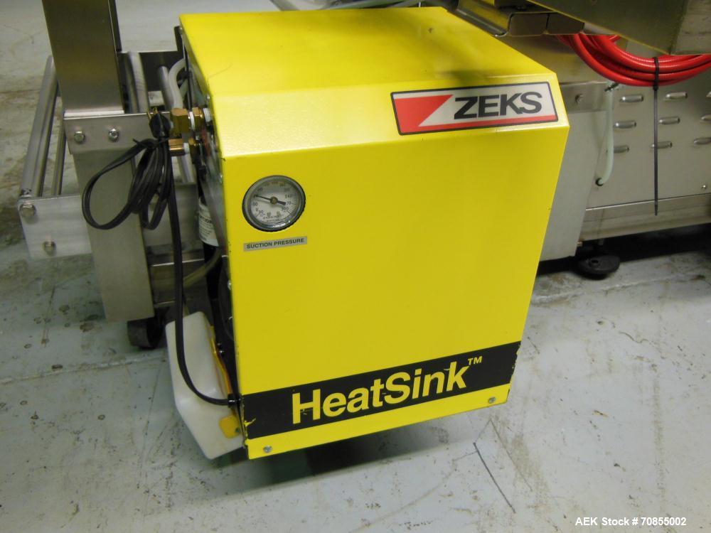 Used API Model DuraTech 2000-S-PH Pharmaceutical Shrink Bundler. Machine is capable of speeds up to 100 bottles/packages per minute (depending on pattern and size). Can handle containers up to 8" (he...